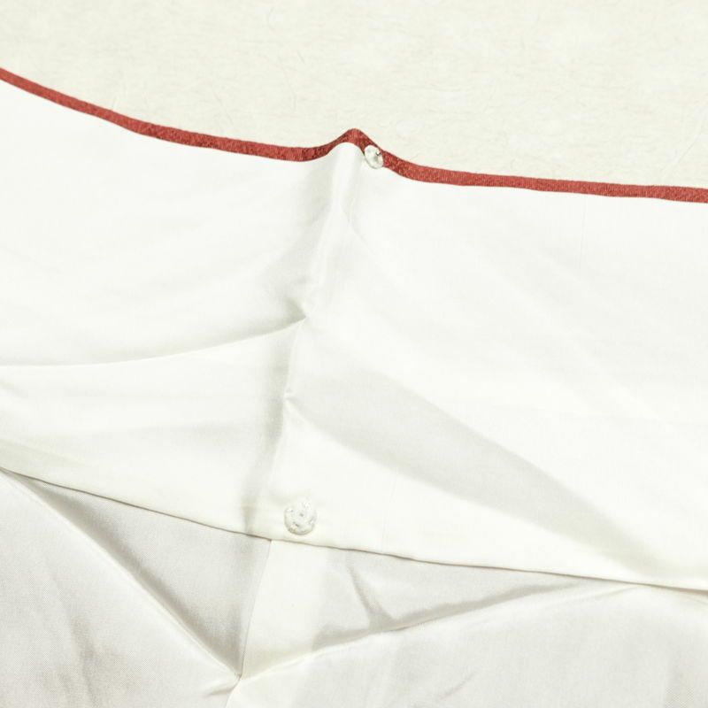 小紋 丹後ちりめん 嵯峨野 縮緬 飛び柄 正絹 花柄 袷仕立て 身丈163.5cm 裄丈65cm リサイクル着物 着物 モダン 小豆・エンジ_画像18