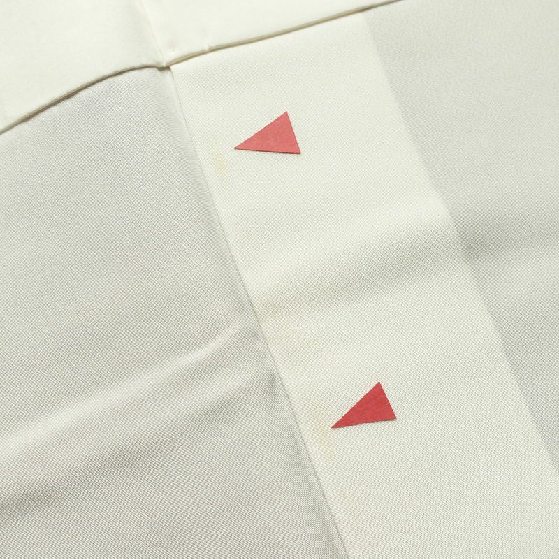 小紋 丹後ちりめん 嵯峨野 縮緬 飛び柄 正絹 花柄 袷仕立て 身丈163.5cm 裄丈65cm リサイクル着物 着物 モダン 小豆・エンジ_画像21