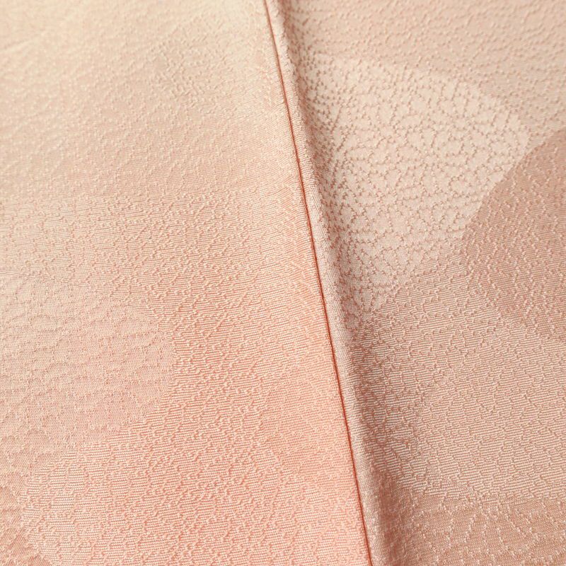 小紋 堅牢染 正絹 流水・波柄 袷仕立て 身丈161.5cm 裄丈68.5cm リサイクル着物 着物 ピンク_画像9