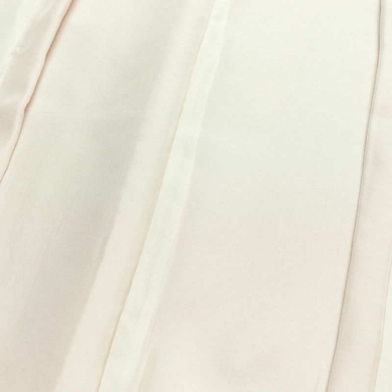 小紋 堅牢染 正絹 流水・波柄 袷仕立て 身丈161.5cm 裄丈68.5cm リサイクル着物 着物 ピンク_画像14