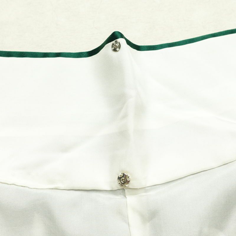 振袖 正絹 古典柄 袷仕立て 身丈161cm 裄丈63cm リサイクル着物 着物 箔 金彩 結婚式 成人式 二十歳 二十歳の集い パーティー フォーマル 華やか 菊 緑・うぐいす色_画像21