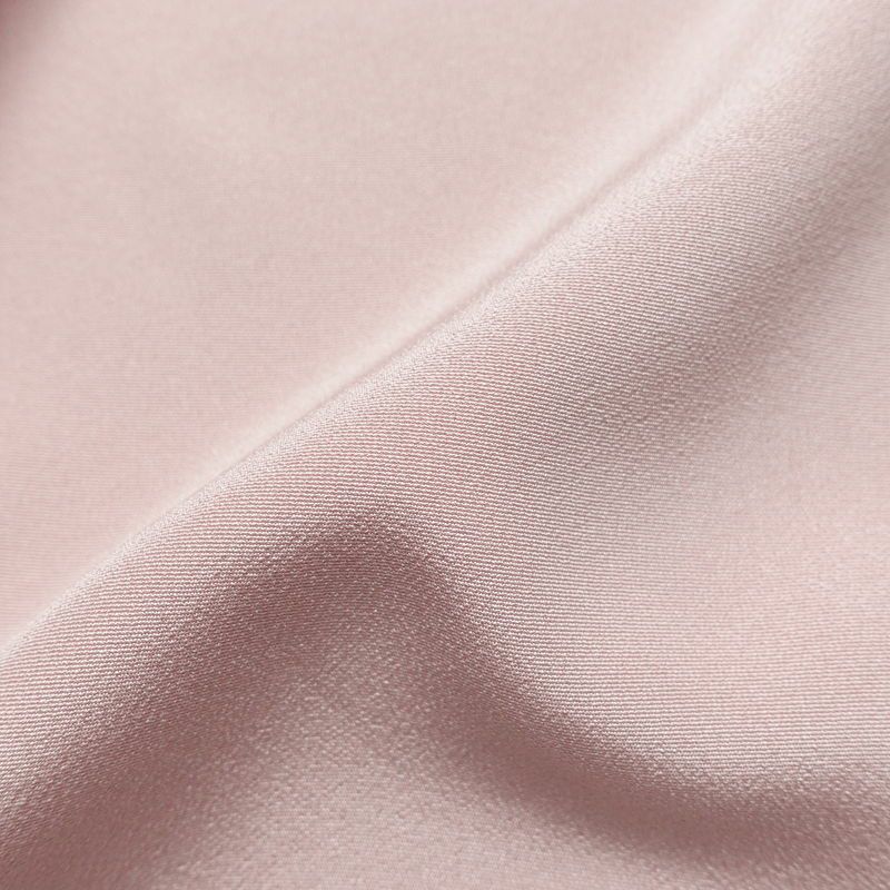 色留袖 美品 落款入り 縮緬 三つ紋付き 正絹 風景柄 袷仕立て 身丈163.5cm 裄丈66.5cm リサイクル着物 一部しつけ糸付き 着物 結婚式 パーティー フォーマル 松 ピンク_画像21