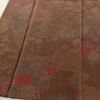 小紋 縮緬 正絹 古典柄 袷仕立て 身丈151.5cm 裄丈64cm リサイクル着物 着物 茶_画像4