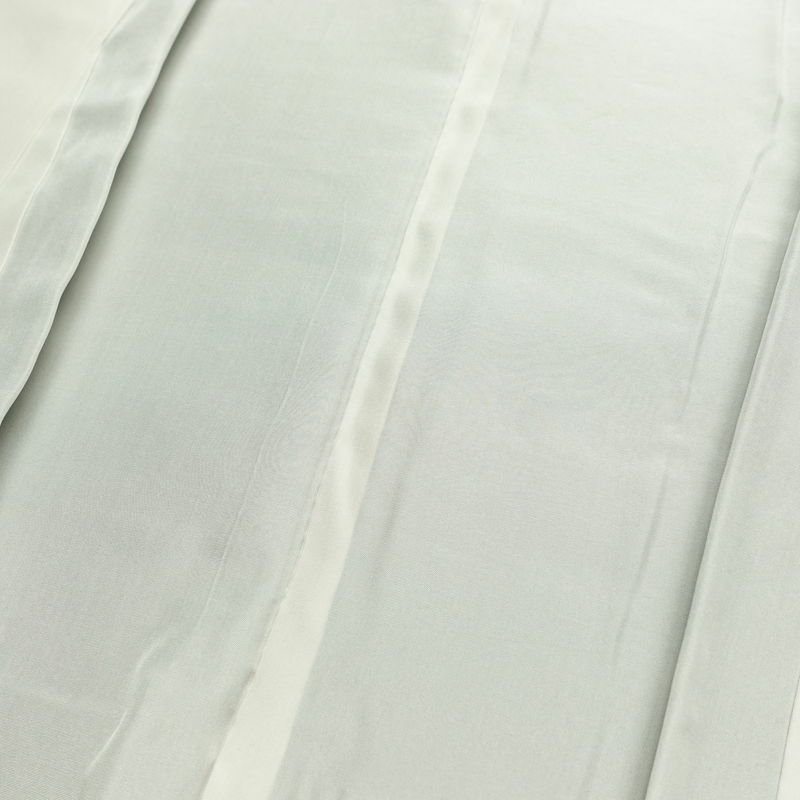 紬 良品 正絹 木の葉・植物柄 袷仕立て 身丈161.5cm 裄丈63cm リサイクル着物 着物 茶_画像17