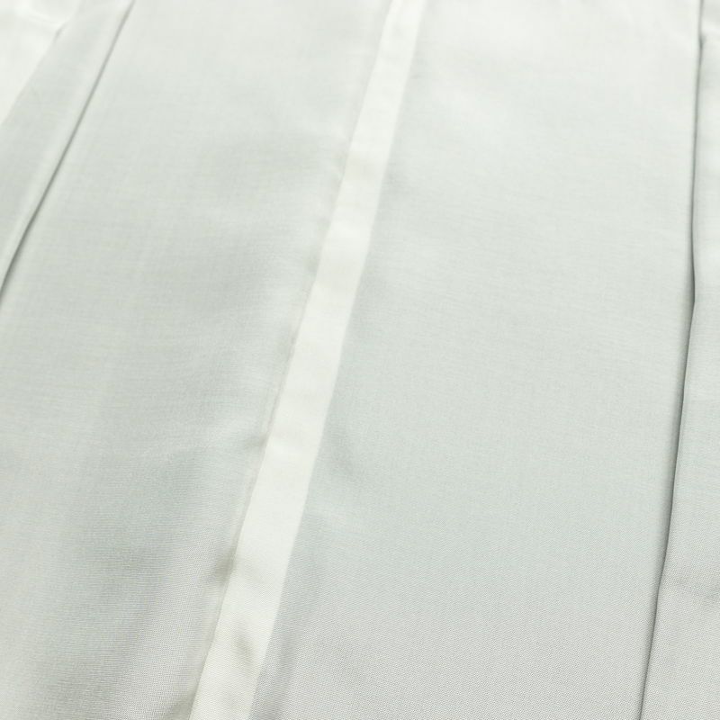 色無地 美品 しつけ糸付き 一つ紋付き 正絹 木の葉・植物柄 袷仕立て 身丈149cm 裄丈63cm リサイクル着物 着物 未使用品 お茶会 フォーマル 紫・藤色_画像17