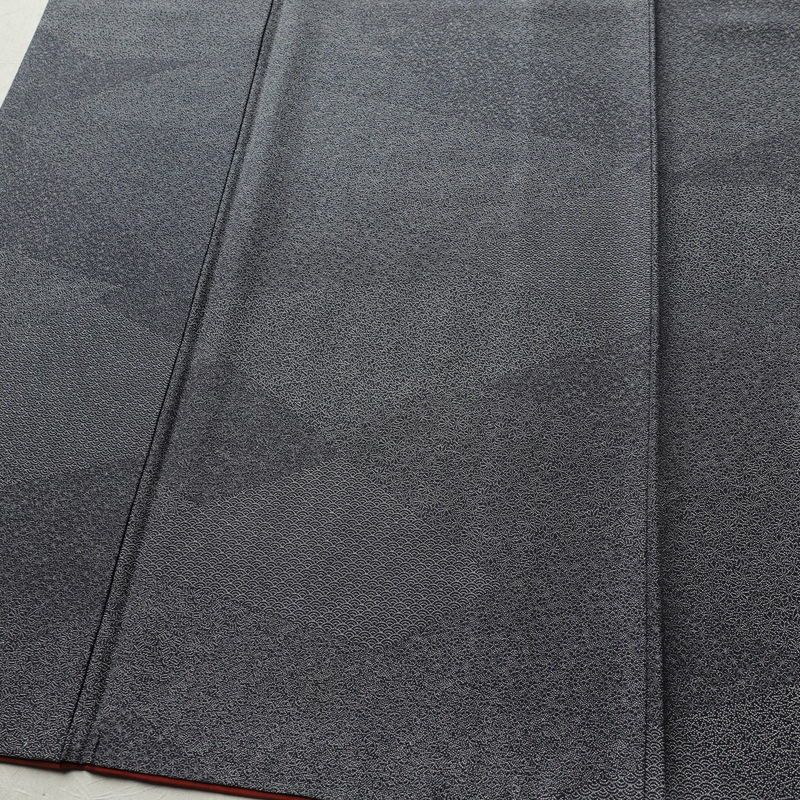 小紋 正絹 古典柄 袷仕立て 身丈158.5cm 裄丈64cm リサイクル着物 着物 青・紺_画像4