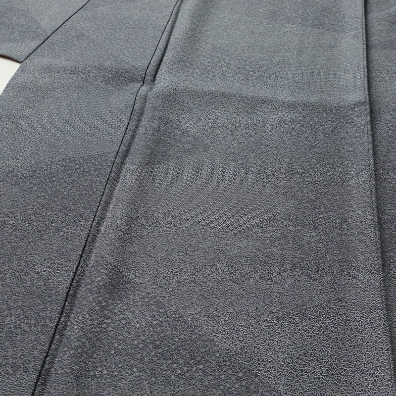 小紋 正絹 古典柄 袷仕立て 身丈158.5cm 裄丈64cm リサイクル着物 着物 青・紺_画像5