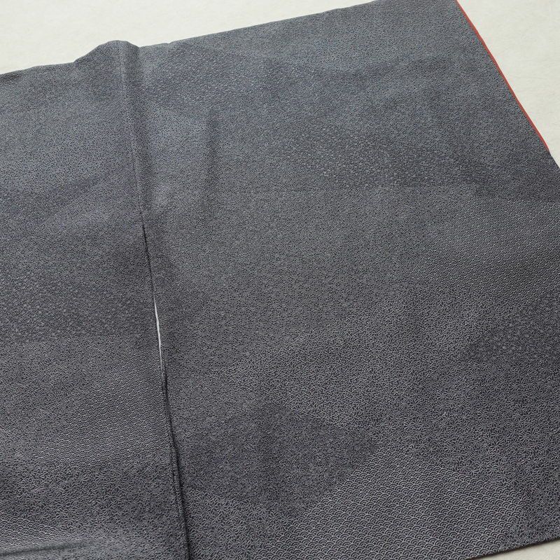 小紋 正絹 古典柄 袷仕立て 身丈158.5cm 裄丈64cm リサイクル着物 着物 青・紺_画像13