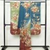 振袖 良品 正絹 古典柄 袷仕立て 身丈164.5cm 裄丈67cm リサイクル着物 着物 結婚式 成人式 二十歳 二十歳の集い フォーマル 華やか 多色使い_画像2