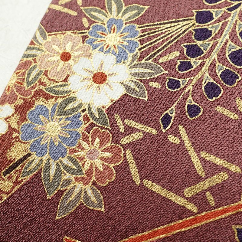 振袖 良品 正絹 古典柄 袷仕立て 身丈164.5cm 裄丈67cm リサイクル着物 着物 結婚式 成人式 二十歳 二十歳の集い フォーマル 華やか 多色使い_画像11