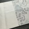 名古屋帯 六通柄 正絹 木の葉・植物柄 通し仕立て なごや帯 リサイクル帯 帯 グレー_画像16