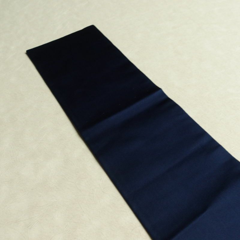 名古屋帯 太鼓柄 正絹 木の葉・植物柄 名古屋仕立て なごや帯 リサイクル帯 帯 箔 青・紺_画像17