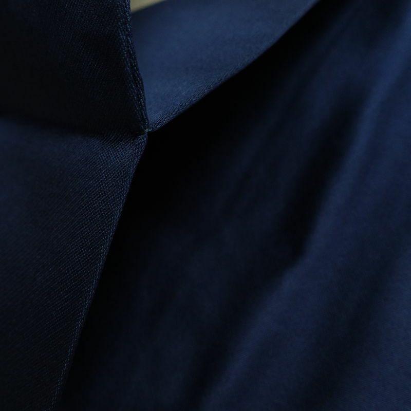 名古屋帯 太鼓柄 正絹 木の葉・植物柄 名古屋仕立て なごや帯 リサイクル帯 帯 箔 青・紺_画像20