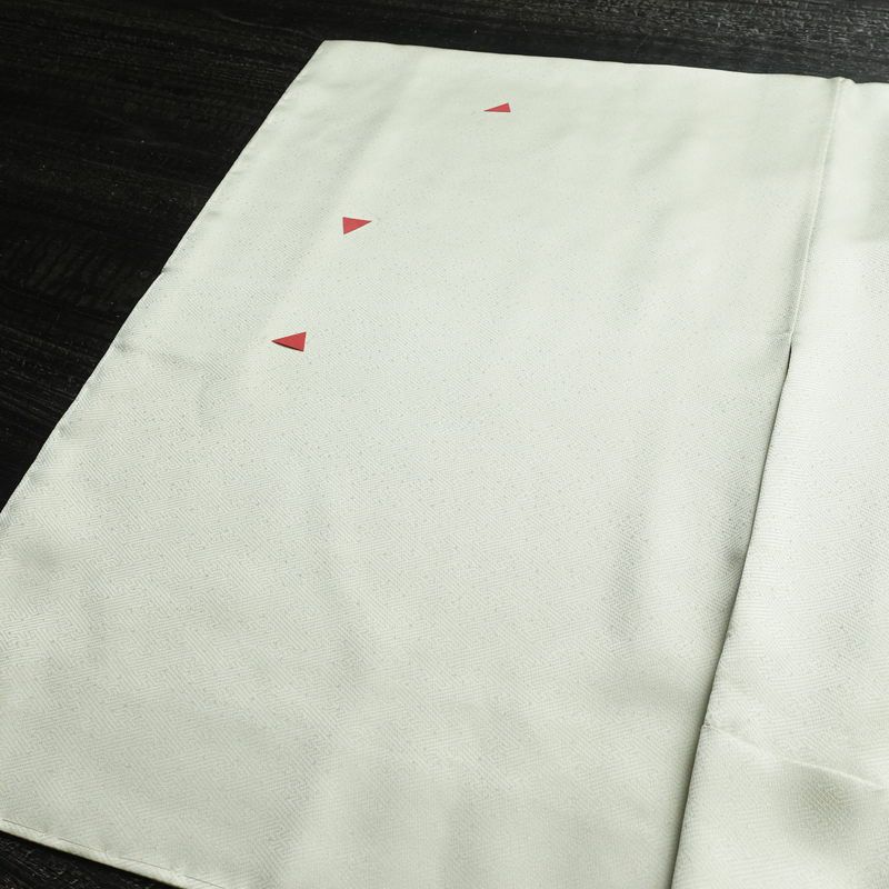 訪問着 しつけ糸付き 相良刺繍 綸子 正絹 花柄 袷仕立て 身丈164cm 裄丈65cm リサイクル着物 着物 箔 金彩 入学式 卒業式 結婚式 七五三 お宮参り フォーマル 菊 緑・うぐいす色_画像16