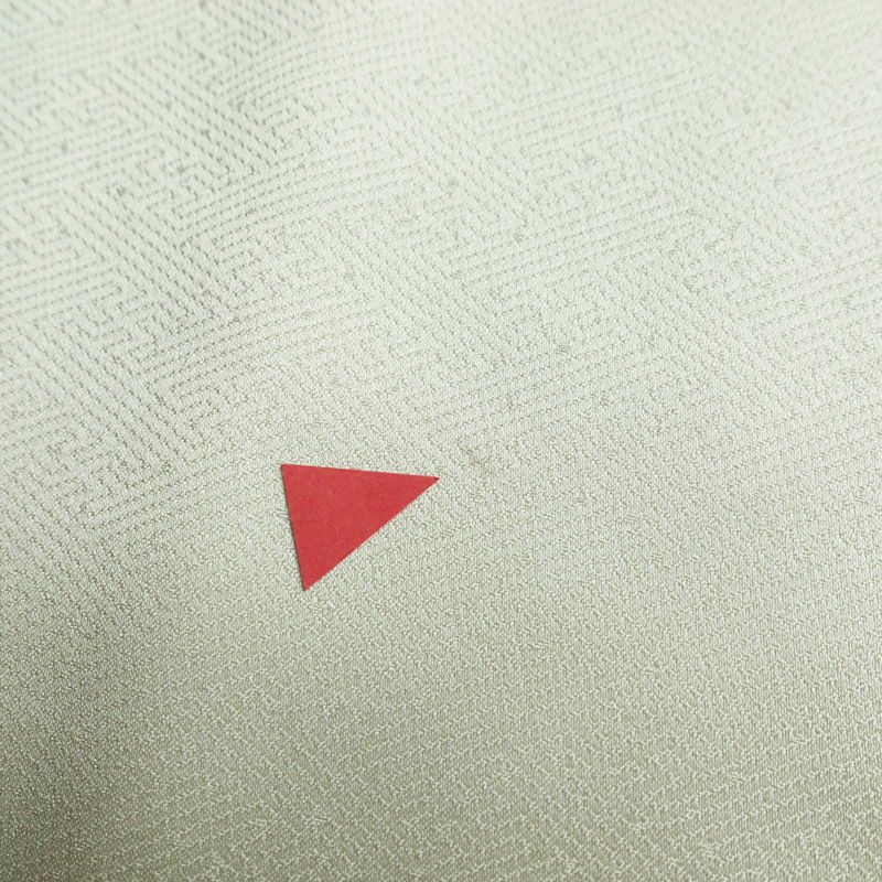 訪問着 しつけ糸付き 相良刺繍 綸子 正絹 花柄 袷仕立て 身丈164cm 裄丈65cm リサイクル着物 着物 箔 金彩 入学式 卒業式 結婚式 七五三 お宮参り フォーマル 菊 緑・うぐいす色_画像18