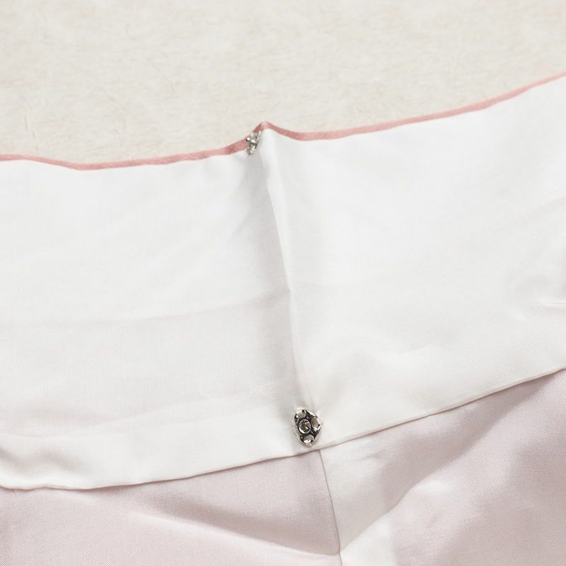 付け下げ 美品 しつけ糸付き 正絹 古典柄 袷仕立て 身丈156cm 裄丈63cm リサイクル着物 着物 箔 金彩 入学式 七五三 お宮参り フォーマル ピンク_画像20