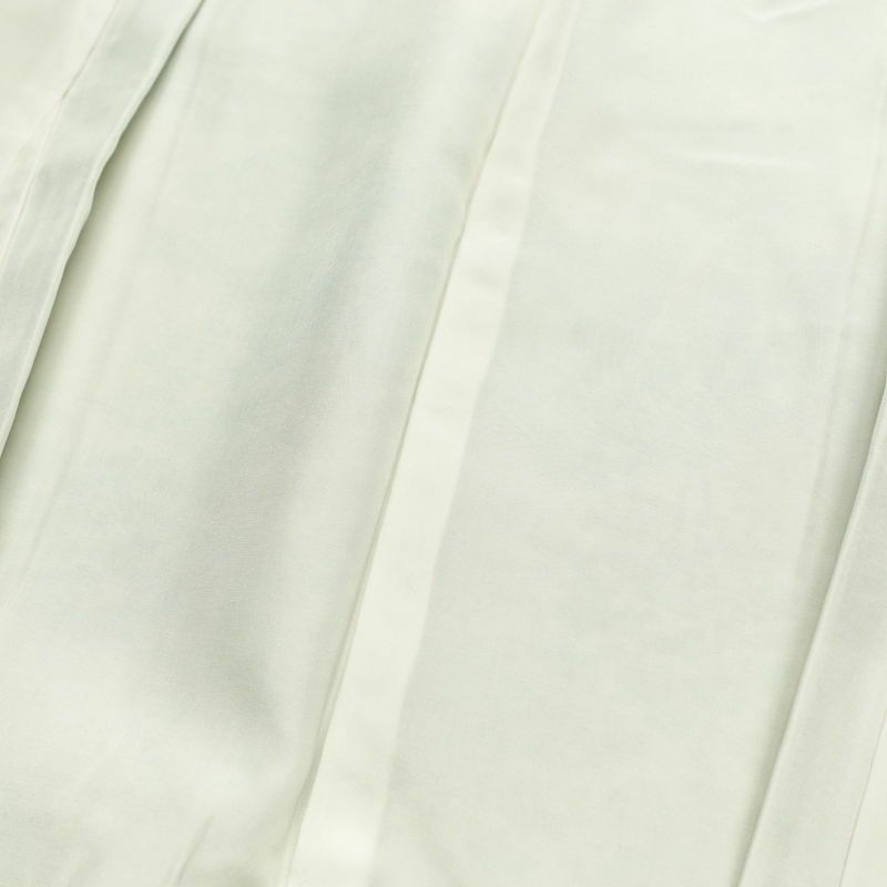 小紋 付下小紋 良品 しつけ糸付き 正絹 風景柄 袷仕立て 身丈156cm 裄丈62.5cm リサイクル着物 着物 緑・うぐいす色_画像19