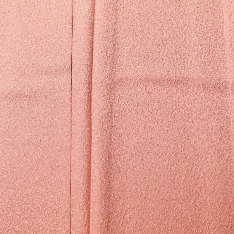 色無地 美品 落款入り しつけ糸付き 一つ紋付き 正絹 無地 袷仕立て 身丈164.5cm 裄丈64cm リサイクル着物 着物 お茶会 フォーマル ピンク_画像6