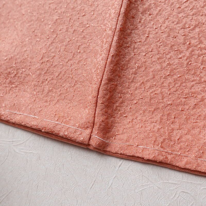 色無地 美品 落款入り しつけ糸付き 一つ紋付き 正絹 無地 袷仕立て 身丈164.5cm 裄丈64cm リサイクル着物 着物 お茶会 フォーマル ピンク_画像10