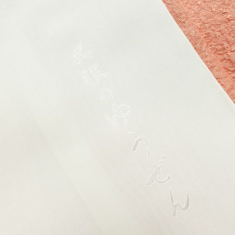 色無地 美品 落款入り しつけ糸付き 一つ紋付き 正絹 無地 袷仕立て 身丈164.5cm 裄丈64cm リサイクル着物 着物 お茶会 フォーマル ピンク_画像20