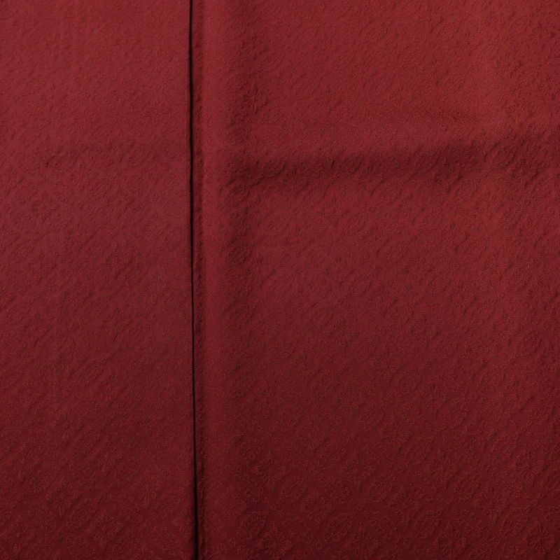 色無地 良品 しつけ糸付き 正絹 古典柄 袷仕立て 身丈167cm 裄丈67cm リサイクル着物 着物 お茶会 小豆・エンジ_画像6