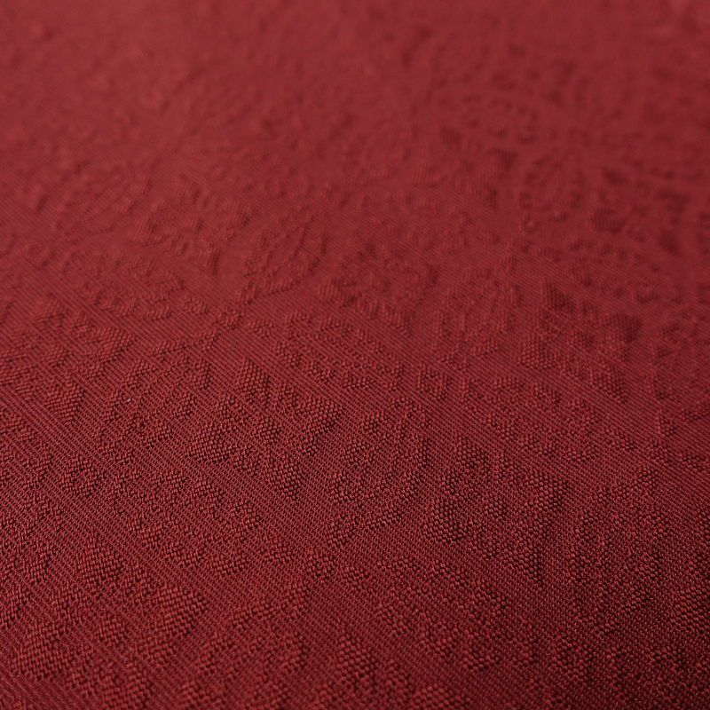 色無地 良品 しつけ糸付き 正絹 古典柄 袷仕立て 身丈167cm 裄丈67cm リサイクル着物 着物 お茶会 小豆・エンジ_画像8