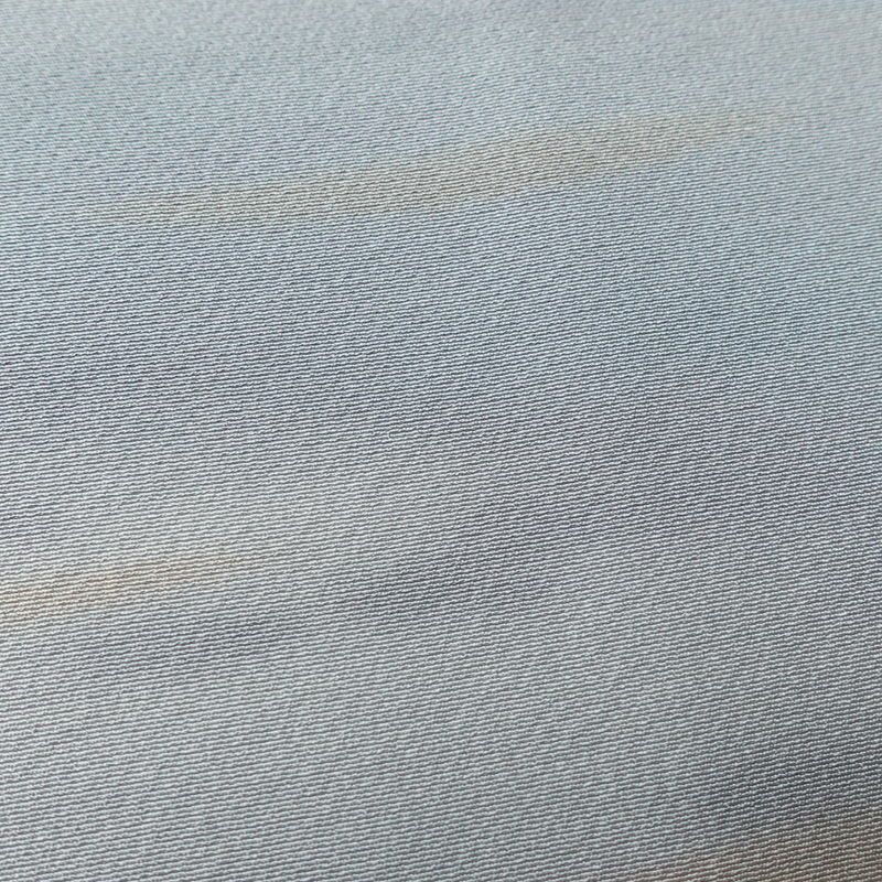 小紋 美品 しつけ糸付き 縮緬 一つ紋付き 正絹 その他の柄 袷仕立て 身丈169cm 裄丈68.5cm リサイクル着物 着物 共八掛 青・紺_画像10