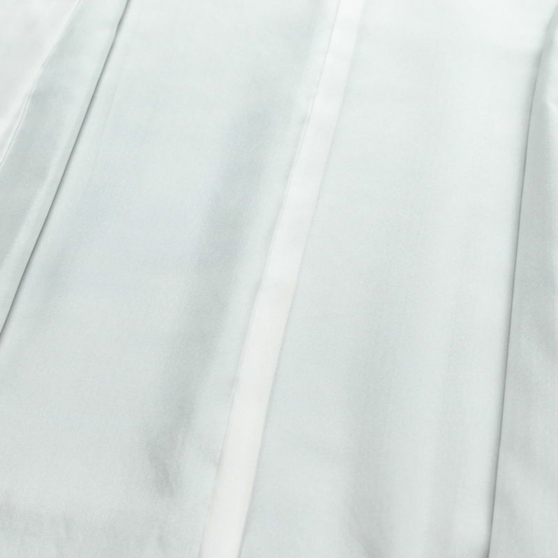 小紋 美品 しつけ糸付き 縮緬 一つ紋付き 正絹 その他の柄 袷仕立て 身丈169cm 裄丈68.5cm リサイクル着物 着物 共八掛 青・紺_画像19