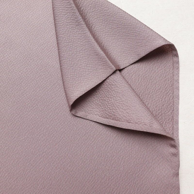 単衣 色無地 良品 落款入り 正絹 無地 単衣仕立て 身丈163.5cm 裄丈68cm リサイクル着物 着物 お茶会 フォーマル シンプル くすみパープル 紫・藤色_画像16