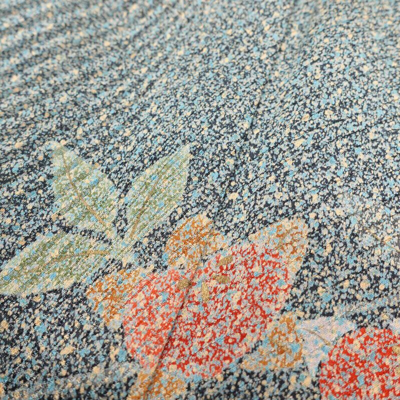 訪問着 正絹 花柄 袷仕立て 身丈161cm 裄丈63.5cm リサイクル着物 着物 共八掛 入学式 卒業式 七五三 お宮参り フォーマル 多色使い_画像16