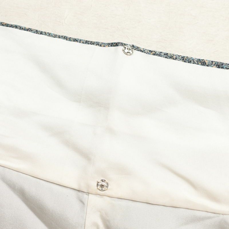 訪問着 正絹 花柄 袷仕立て 身丈161cm 裄丈63.5cm リサイクル着物 着物 共八掛 入学式 卒業式 七五三 お宮参り フォーマル 多色使い_画像18