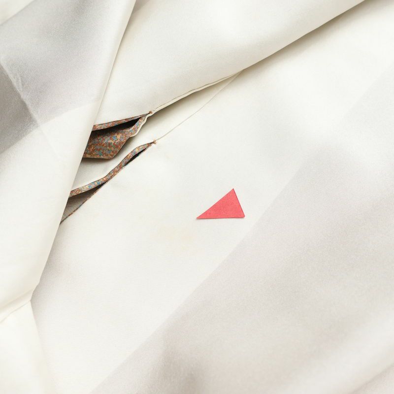 訪問着 正絹 花柄 袷仕立て 身丈161cm 裄丈63.5cm リサイクル着物 着物 共八掛 入学式 卒業式 七五三 お宮参り フォーマル 多色使い_画像19