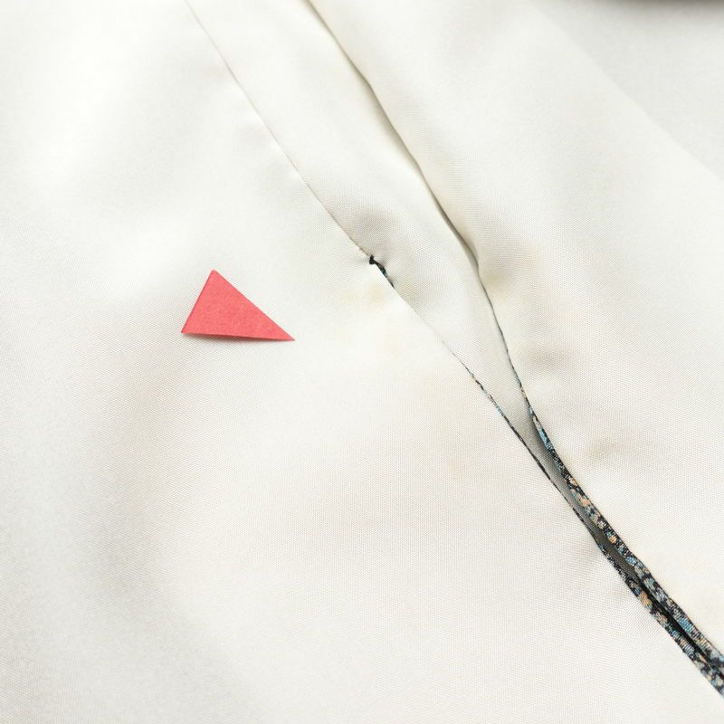 訪問着 正絹 花柄 袷仕立て 身丈161cm 裄丈63.5cm リサイクル着物 着物 共八掛 入学式 卒業式 七五三 お宮参り フォーマル 多色使い_画像20