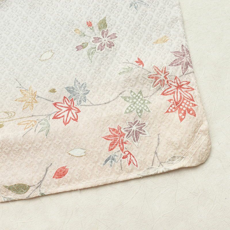 単衣 訪問着 良品 正絹 花柄 単衣仕立て 身丈168.5cm 裄丈68cm リサイクル着物 一部しつけ糸付き 着物 箔 ピンク_画像17