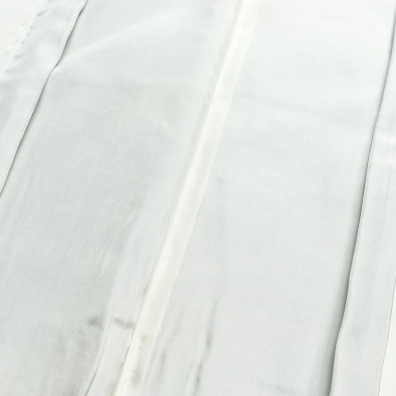 大島紬 良品 証紙なし しつけ糸付き 正絹 木の葉・植物柄 袷仕立て 身丈161cm 裄丈66cm リサイクル着物 着物 茶_画像18