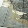訪問着 良品 絞り 正絹 木の葉・植物柄 袷仕立て 身丈161cm 裄丈65cm リサイクル着物 着物 刺繍 金彩 入学式 卒業式 七五三 パーティー フォーマル ブルーグレー グレー_画像4