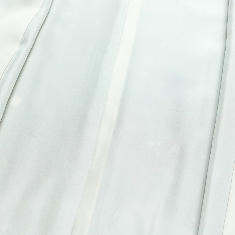 訪問着 良品 絞り 正絹 木の葉・植物柄 袷仕立て 身丈161cm 裄丈65cm リサイクル着物 着物 刺繍 金彩 入学式 卒業式 七五三 パーティー フォーマル ブルーグレー グレー_画像19