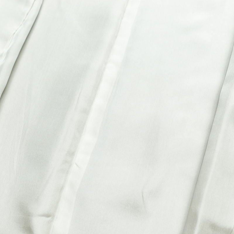 色留袖 良品 落款入り 縮緬 一つ紋付き 正絹 木の葉・植物柄 袷仕立て 身丈165.5cm 裄丈67.5cm リサイクル着物 着物 共八掛 結婚式 黄・黄土色_画像19