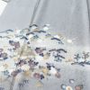 付け下げ 美品 しつけ糸付き 正絹 風景柄 袷仕立て 身丈159cm 裄丈65cm リサイクル着物 着物 入学式 卒業式 七五三 お宮参り くすみブルー フォーマル 青・紺_画像5