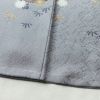 付け下げ 美品 しつけ糸付き 正絹 風景柄 袷仕立て 身丈159cm 裄丈65cm リサイクル着物 着物 入学式 卒業式 七五三 お宮参り くすみブルー フォーマル 青・紺_画像12