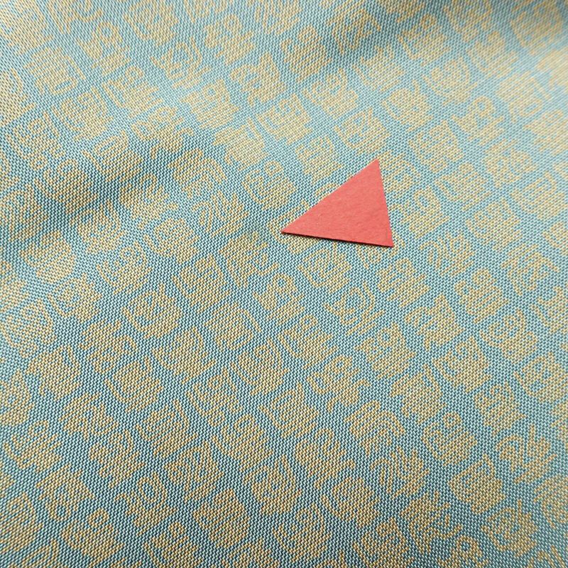 付け下げ 正絹 その他の柄 袷仕立て 身丈161cm 裄丈63.5cm リサイクル着物 着物 モダン 紬地 青・紺_画像11