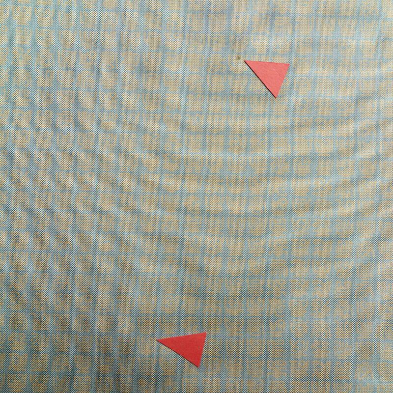 付け下げ 正絹 その他の柄 袷仕立て 身丈161cm 裄丈63.5cm リサイクル着物 着物 モダン 紬地 青・紺_画像13