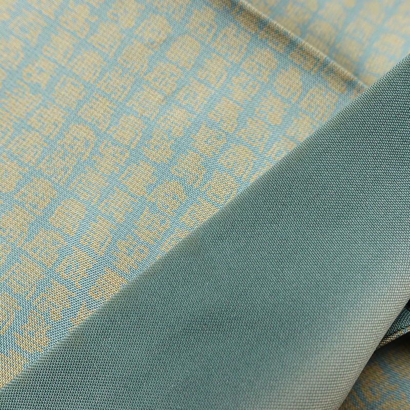 付け下げ 正絹 その他の柄 袷仕立て 身丈161cm 裄丈63.5cm リサイクル着物 着物 モダン 紬地 青・紺_画像21