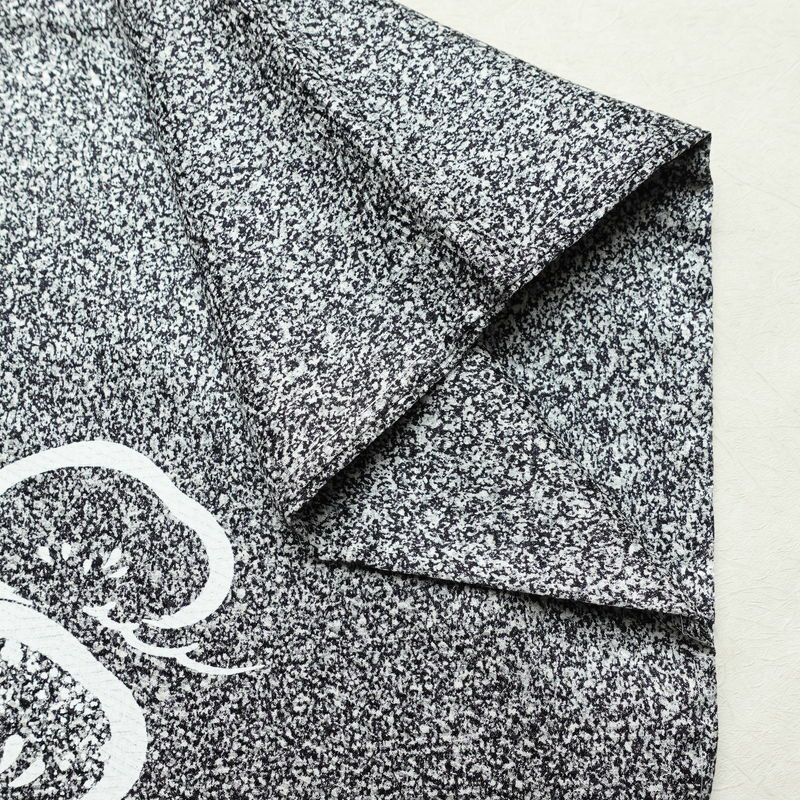 付け下げ 良品 しつけ糸付き 金駒刺繍 一つ紋付き 正絹 木の葉・植物柄 袷仕立て 身丈163.5cm 裄丈68.5cm リサイクル着物 着物 箔 共八掛 グレー_画像15