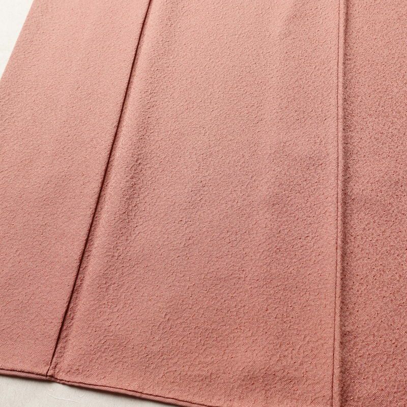 小紋 良品 鮫小紋 落款入り 圓間 正絹 流水・波柄 袷仕立て 身丈164.5cm 裄丈65.5cm リサイクル着物 着物 作家物 シンプル 洒落 ピンク_画像4