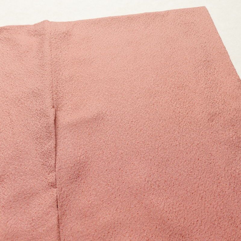 小紋 良品 鮫小紋 落款入り 圓間 正絹 流水・波柄 袷仕立て 身丈164.5cm 裄丈65.5cm リサイクル着物 着物 作家物 シンプル 洒落 ピンク_画像12