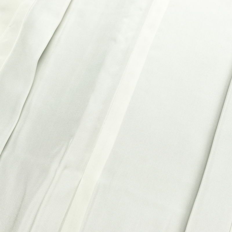 紬 付下 美品 しつけ糸付き 正絹 縞柄・線柄 袷仕立て 身丈159cm 裄丈66cm リサイクル着物 着物 シンプル おしゃれ 緑・うぐいす色_画像20