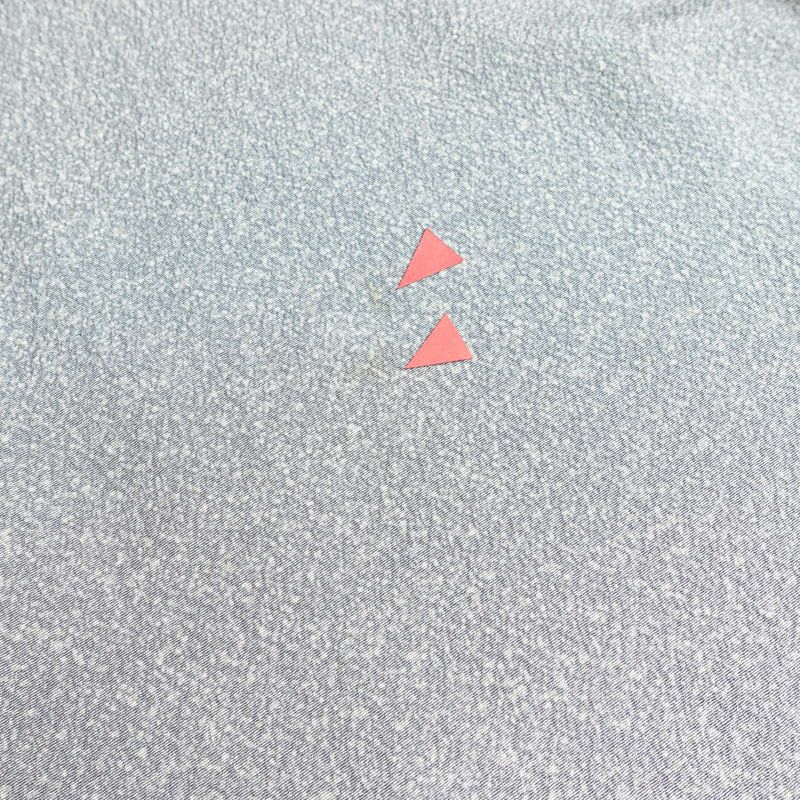 訪問着 良品 しつけ糸付き 縮緬 正絹 古典柄 袷仕立て 絞り 身丈163.5cm 裄丈67cm リサイクル着物 着物 箔 共八掛 入学式 卒業式 結婚式 七五三 お宮参り フォーマル 青・紺_画像20