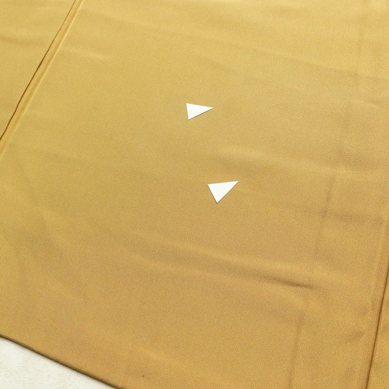 小紋 正絹 風景柄 袷仕立て 身丈147cm 裄丈61.5cm リサイクル着物 着物 ベージュ_画像19