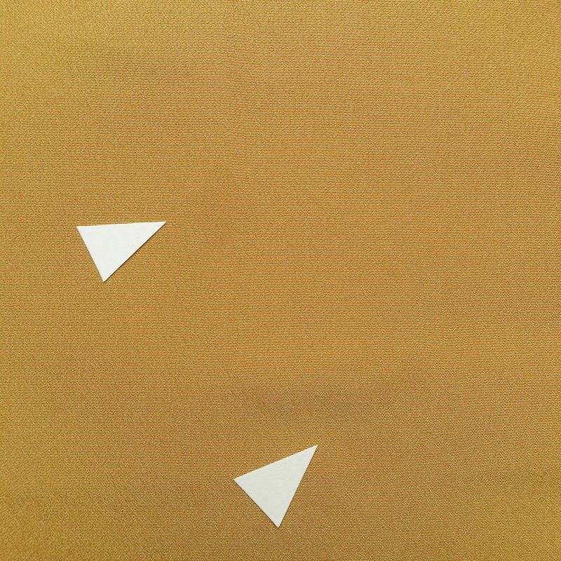 小紋 正絹 風景柄 袷仕立て 身丈147cm 裄丈61.5cm リサイクル着物 着物 ベージュ_画像20